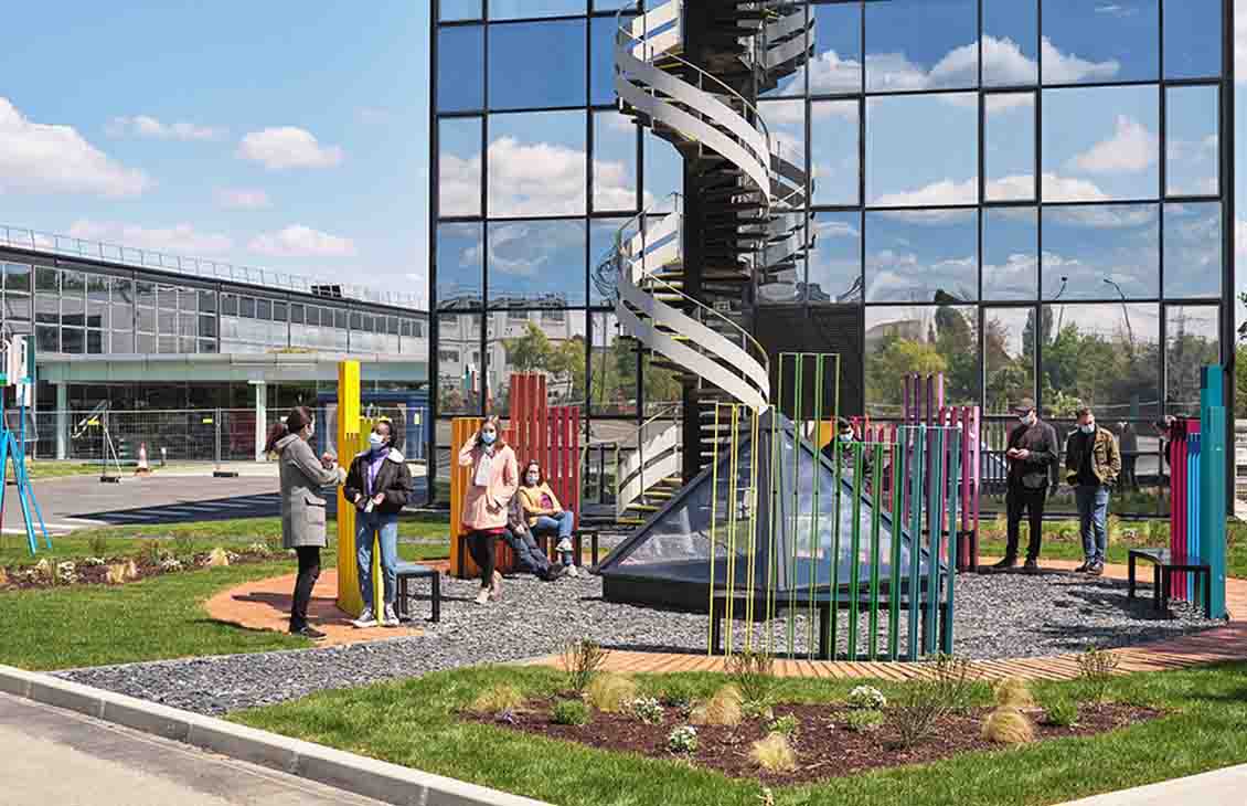 Celsius Energy art installation in Clamart, France.