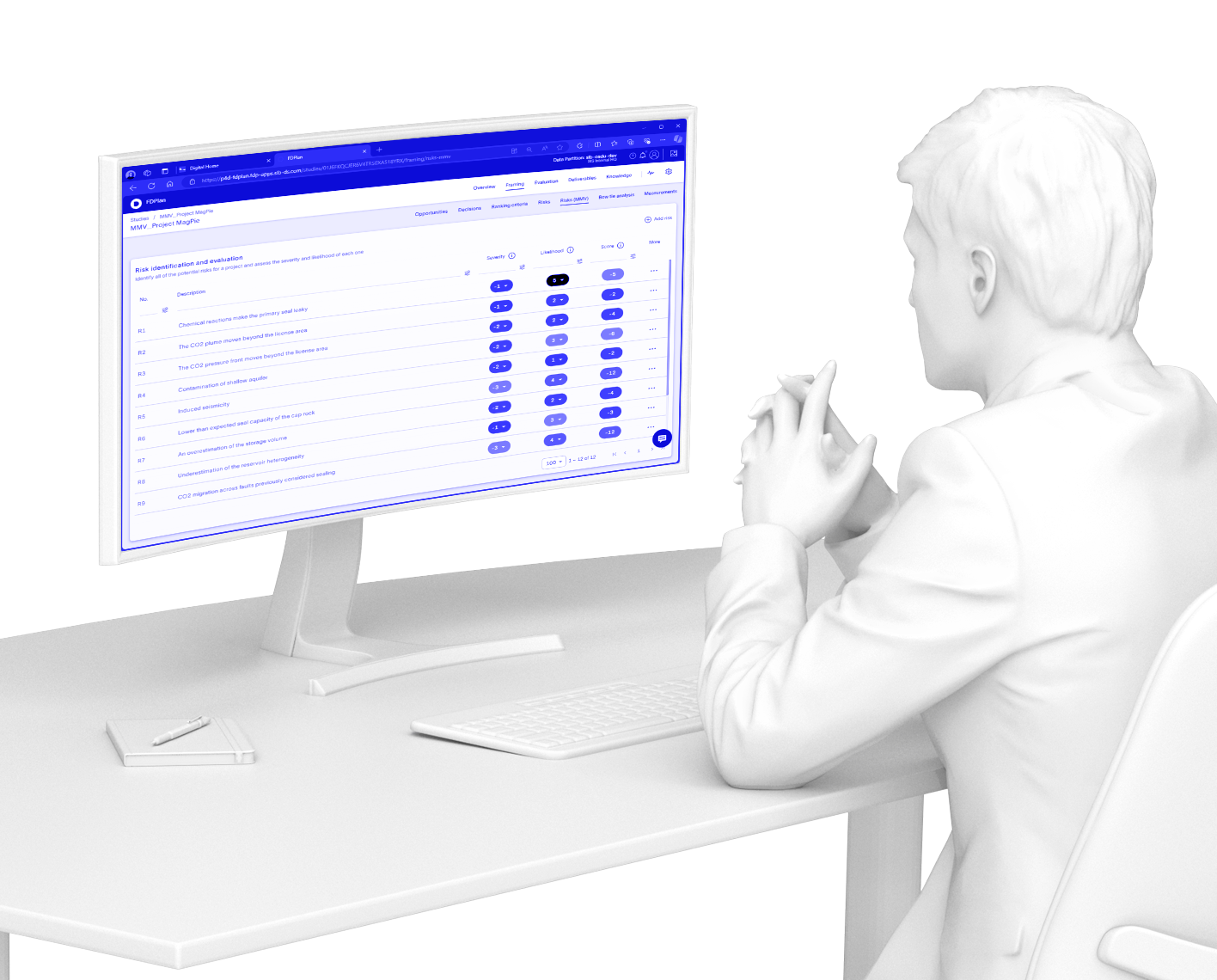 Carbon storage MMV planning.